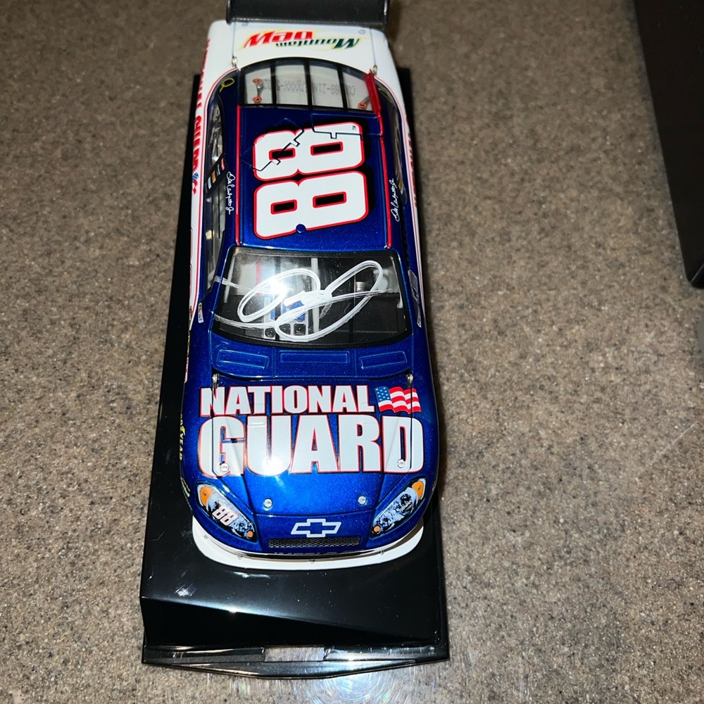 Dale Earnhardt Jr autographed #88 National Guard/Mountain Dew Car